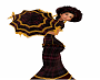 Burgundy Plaid Parasol