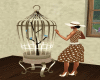 Animated Birds in Cage