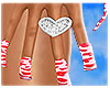 YP' Nails motif pink