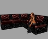 Mauve Black Couch