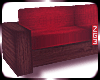 2G3. Red Wood Sofa