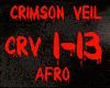 AFRO-CRIMSON VEIL