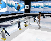 Penguin Ice skating room