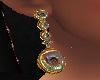 shell teardrop earrings