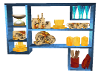 Kitchen Shelf Blue