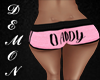 Cherry Daddy Booty Short