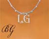 *N* Name necklace LG