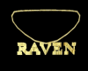Gold Raven Necklace
