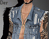 Lv- Denim Jacket Open