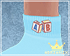 Baby Blue Socks