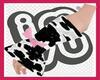 [e] Moo Blck Gry Arm Cvr