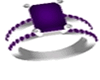 Amethyst Wedding Ring