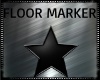 Black Star Floor Marker