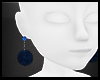 Blue Pom Earrings V2