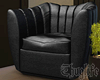 Black Suede Chair
