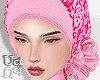 Windy Brocade Pink Hijab