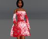 RED/PINK LV TIEDYE DRESS