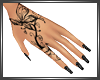 SL Butterfly Hand Tattoo