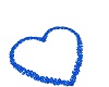 blue heart petals