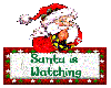 Santa is wacthing