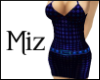 Miz Illusions Dress Blue