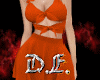 ❤ Mini Dress Orange
