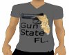 Vneck Grey Gun State FL.