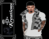Chess Denim Vest
