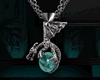 Dragon Teal Necklace