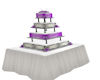 JN purple Wedding Cake