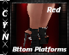 Red Bottom Platforms
