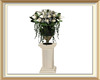 Marble Stand White Roses