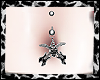 skull guitar belly ring