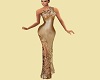 CW45 Satin Gold Gown