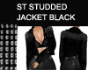 ST DENIM STUDDED BLACK