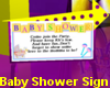 Baby Shower Sign 