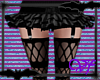 Striped Skirt/Stockings
