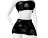 Skull Mini Skirt Set