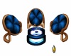 Blue Chat Chairs