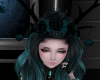 Teal Headdress