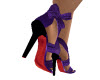 Purple Ribbon Heels