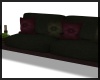Rustic Wine/Olive Couch