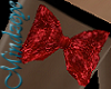~M~ Red Velv Thigh Bow R
