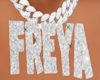 SILVER FREYA NECKLACE