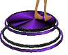 purple spin dance ring