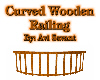 Curved Wooden Railing