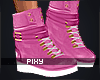 Px*Leather Boots*Pink