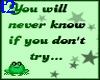 Never Know Frog
