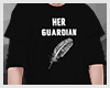 Her Guardian black Shirt