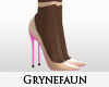 Nude pink heels nylons